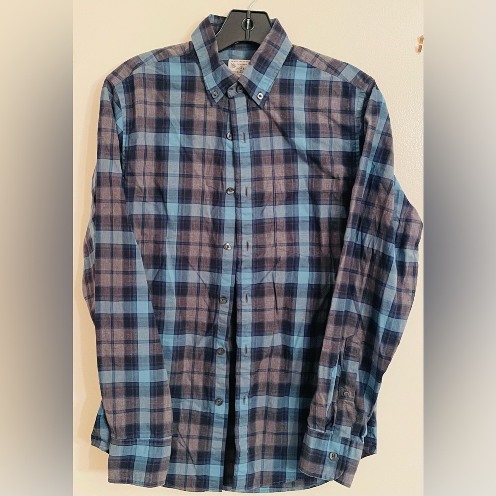 J Crew Plaid Button Down Long Sleeve Preppy Casual Boys Sz: XS Excellent Cond. - Picture 2 of 3